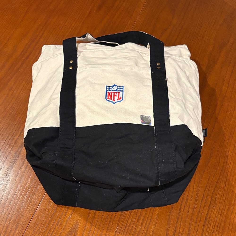 NFL Tote Bag - Black and Cream